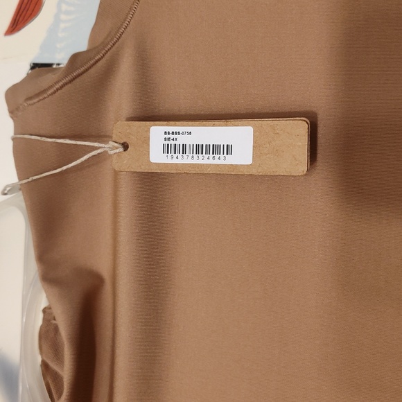 SKIMS All-in-one Shaping Mid-thigh Long Sleeve Onesie Bodysuit (4X) - Picture 5 of 6